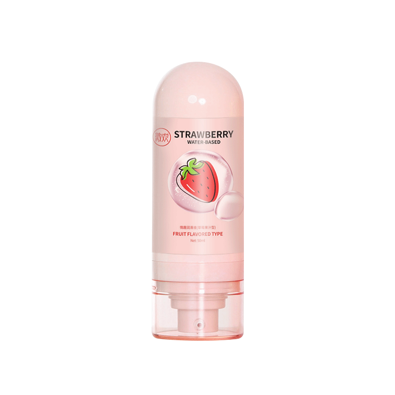 Strawberry flavour Lubricant, Pelumas dengan kandungan Hyaluronic Acid, Pelumas tubuh, membantu melancarkan jalan masuk dan merasakan sensasi sensual yang lebih menantang. Isi pelumas 15oml
